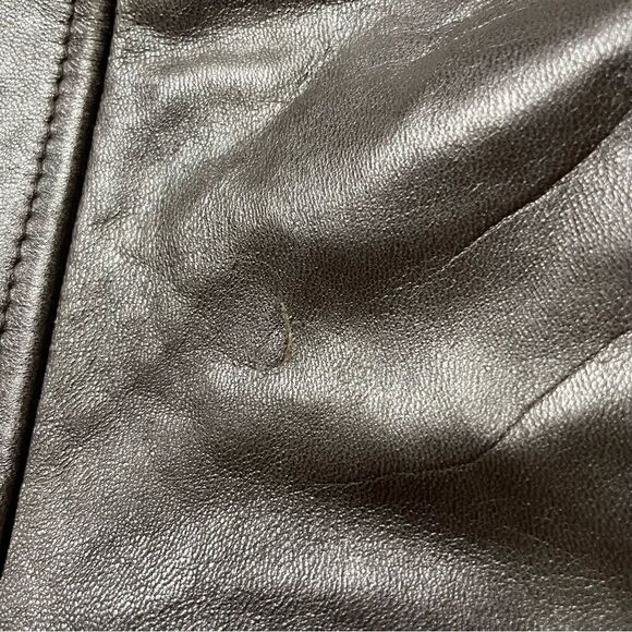 Couture by J. Park Lamb Leather Bomber Jacket Men's Size Large‎ Chocolate Brown - Picture 12 of 13